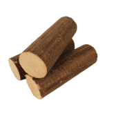 Runde Buchenholzbriketts 960 kg Palette 96 Packungen 10 kg